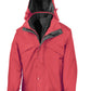 3-in-1 Zip and Clip Jacket - Red