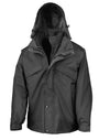 3-in-1 Zip and Clip Jacket - Black