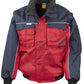 Zip Sleeve Heavy Duty Jacket - Red/Navy