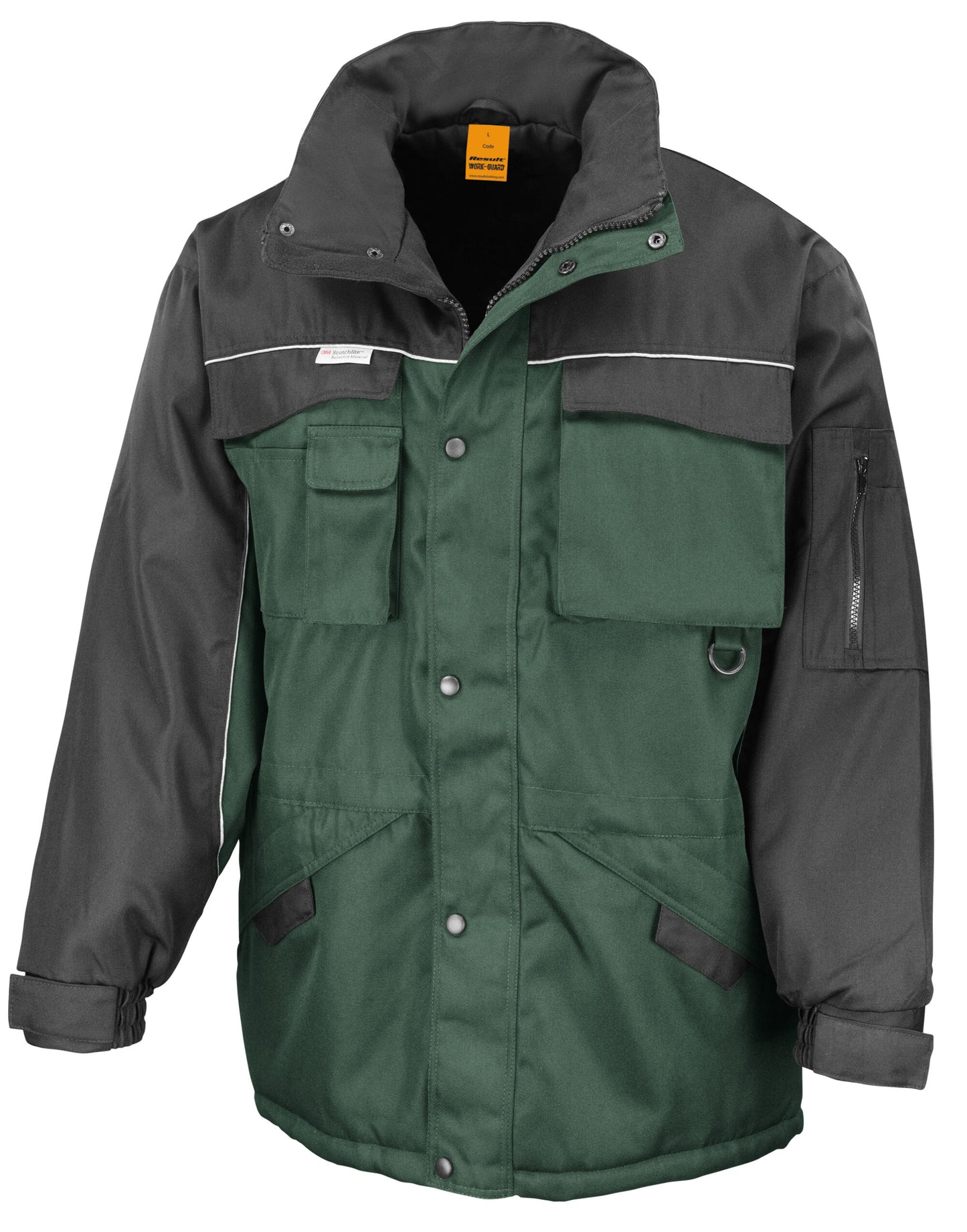 Heavy Duty Combo Coat - Bottle Green/Black