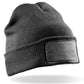 Double Knit Printers Beanie - Grey