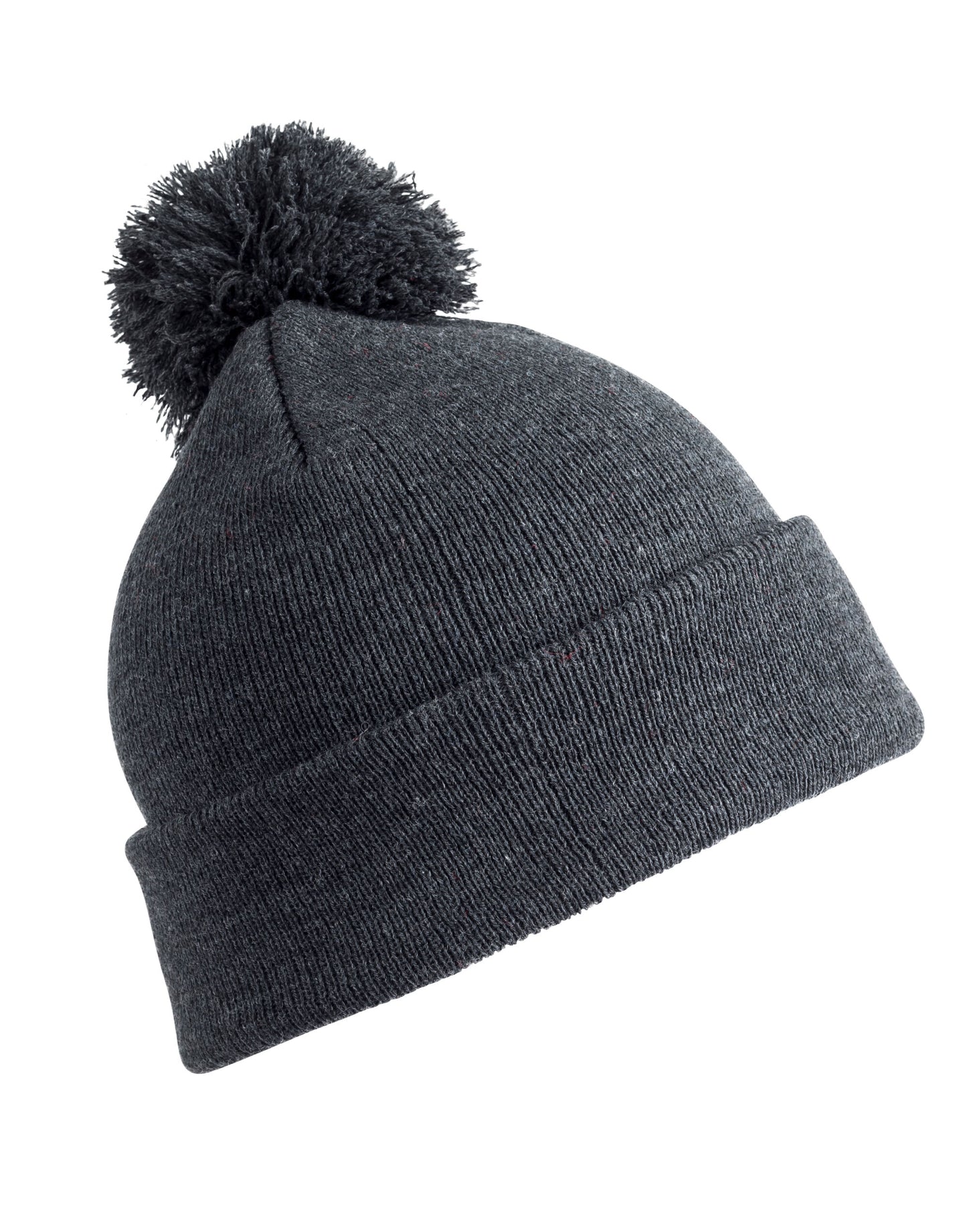 Junior Pom Pom Beanie - Grey