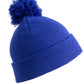 Junior Pom Pom Beanie - Royal Blue