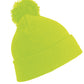 Pom Pom Beanie - Fluoresent Yellow