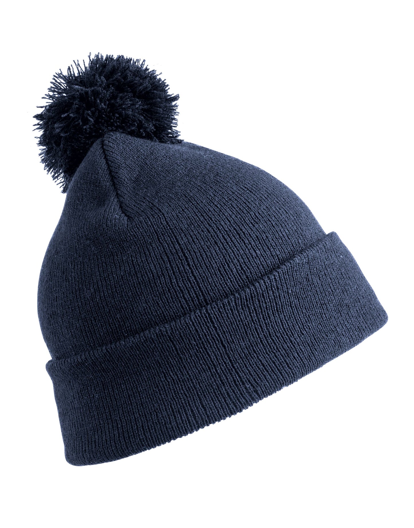 Pom Pom Beanie - Navy