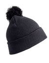 Pom Pom Beanie - Black