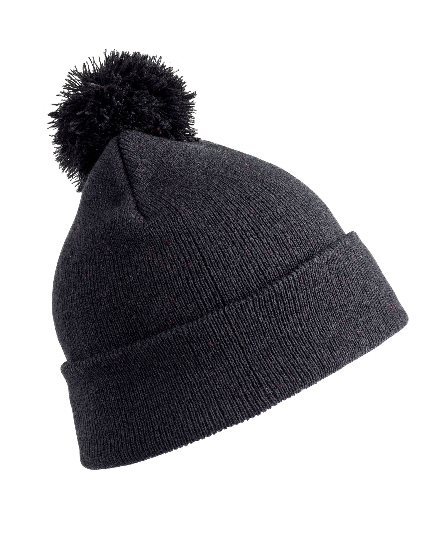 Pom Pom Beanie - Black