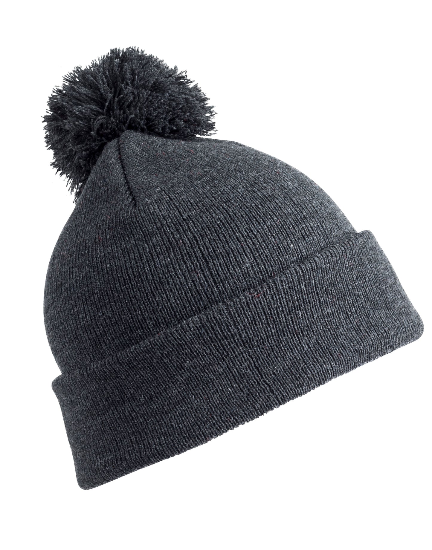 Pom Pom Beanie - Grey