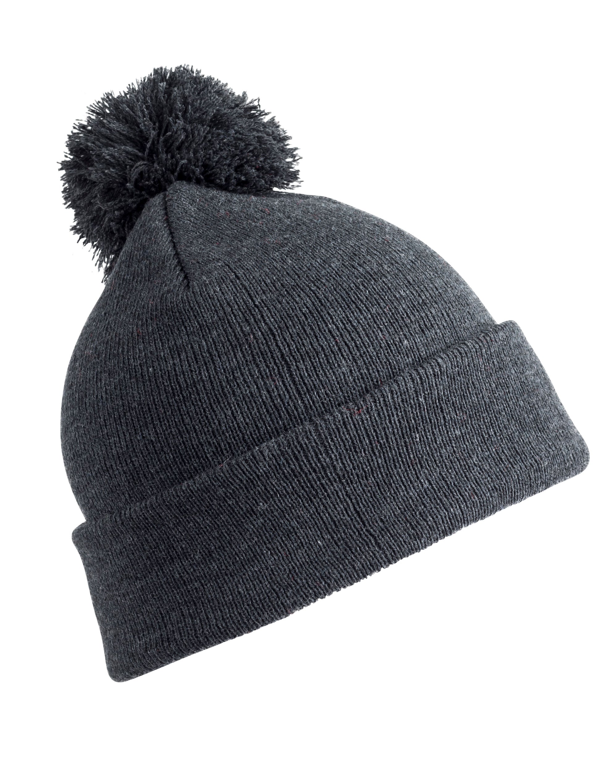 Pom Pom Beanie - Grey
