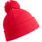 Pom Pom Beanie - Red