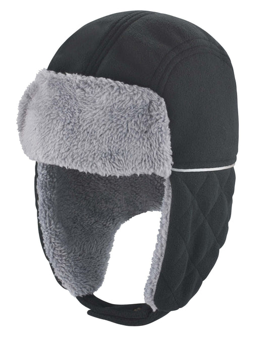 Ocean Trapper Hat - Black/ Grey