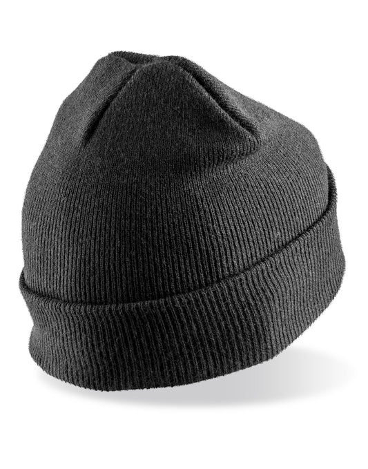 Double Knit Thinsulate™ Printers Beanie - Black