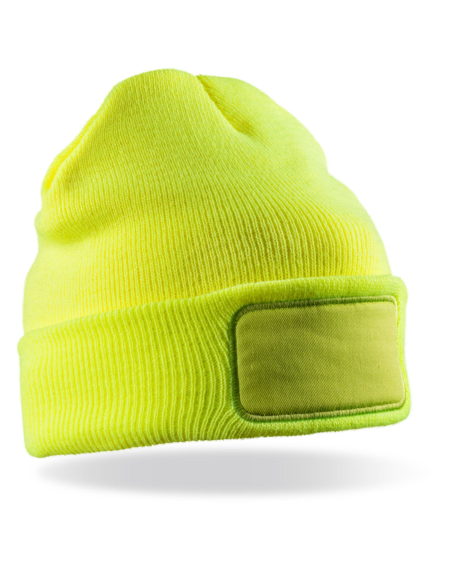 Double Knit Thinsulate™ Printers Beanie - Fluoresent Yellow