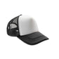 Detroit 1/2 Mesh Truckers Cap - Black/White