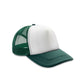Detroit 1/2 Mesh Truckers Cap - Bottle Green/ White