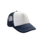 Detroit 1/2 Mesh Truckers Cap - Navy/White