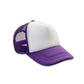 Detroit 1/2 Mesh Truckers Cap - Purple/White