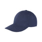 Memphis Brushed Cotton Low Profile Sandwich Peak Cap - Navy/White