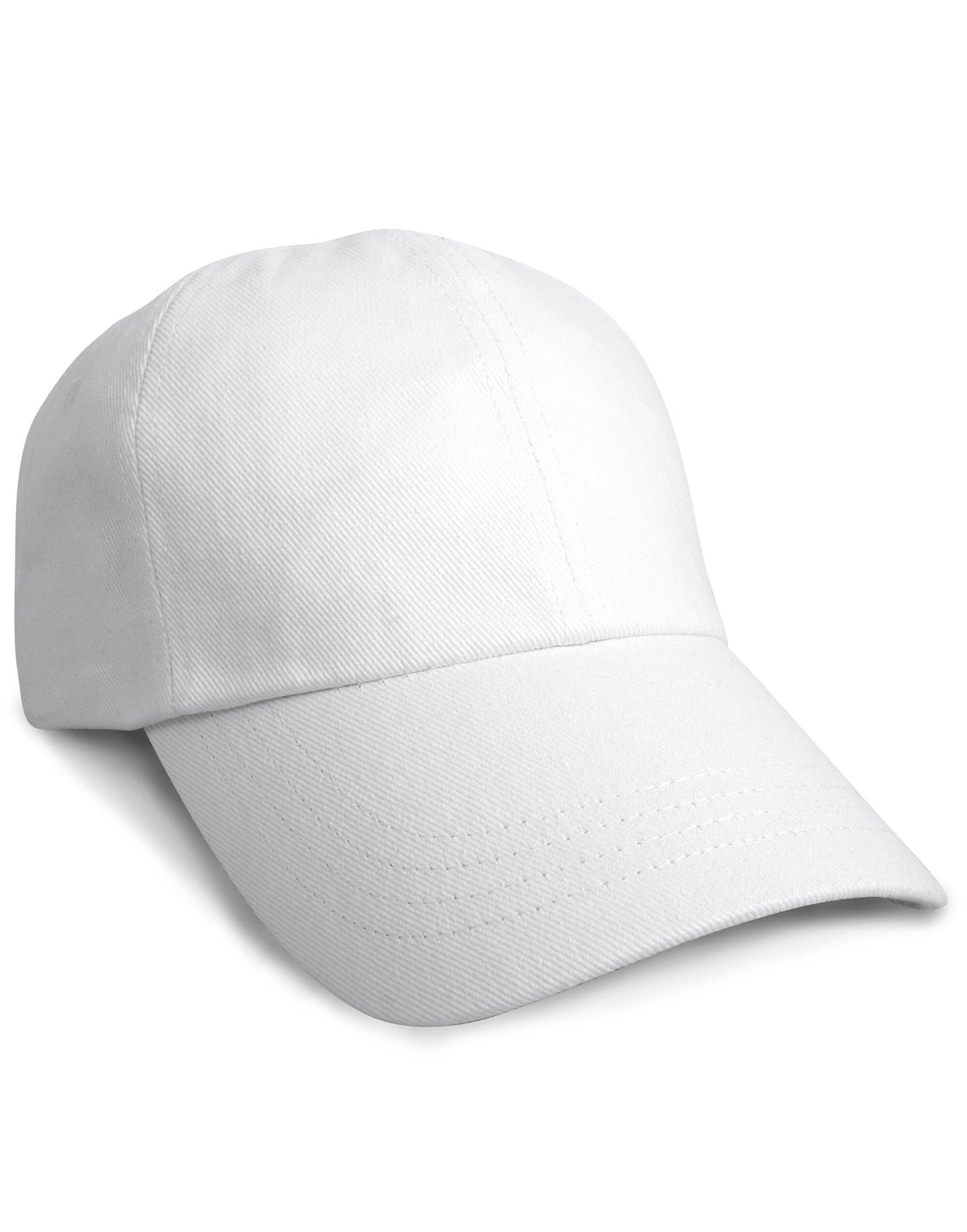 Cotton Drill Pro-Style Cap - White