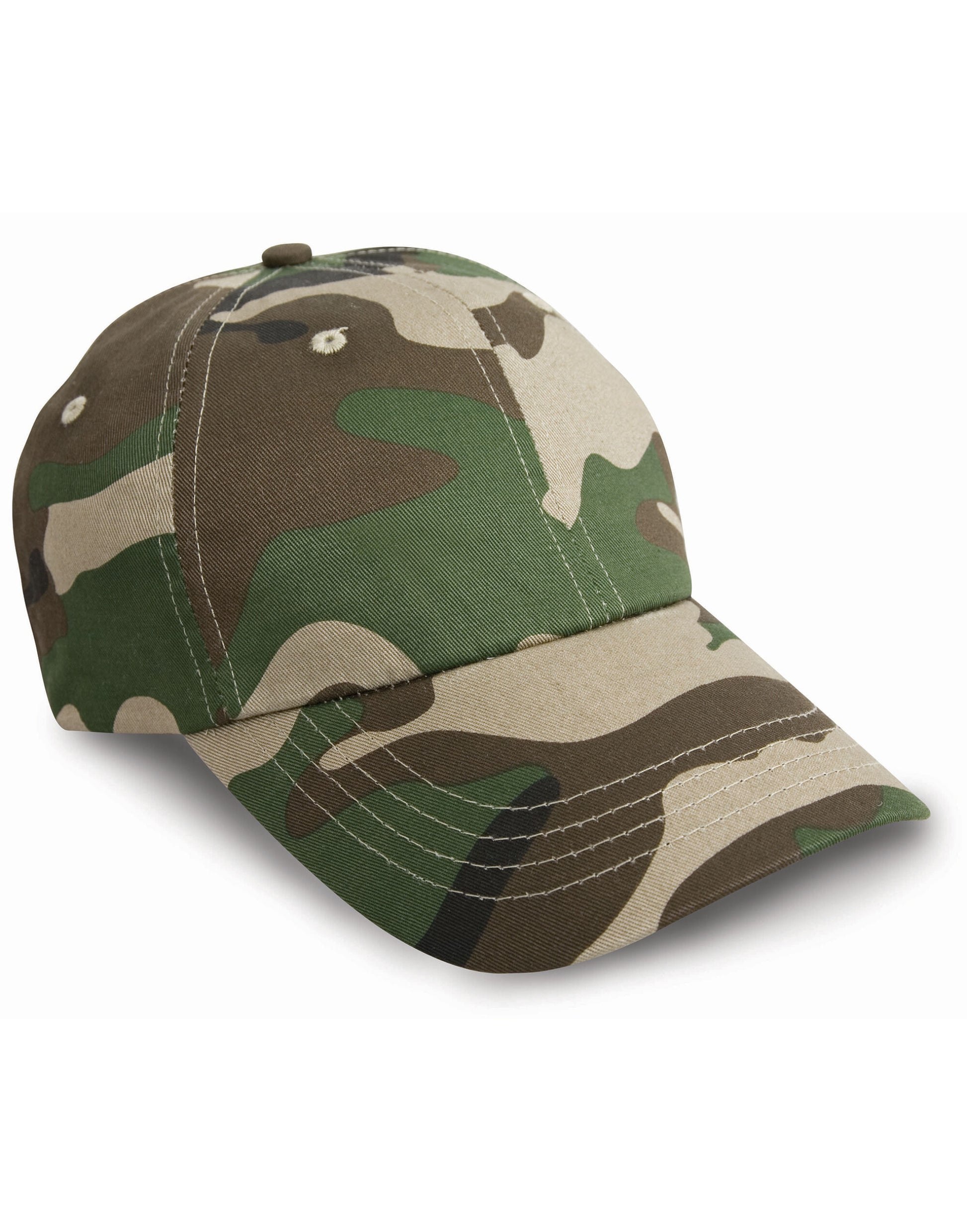 Cotton Drill Pro-Style Cap - Camo