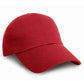 Cotton Drill Pro-Style Cap - Red