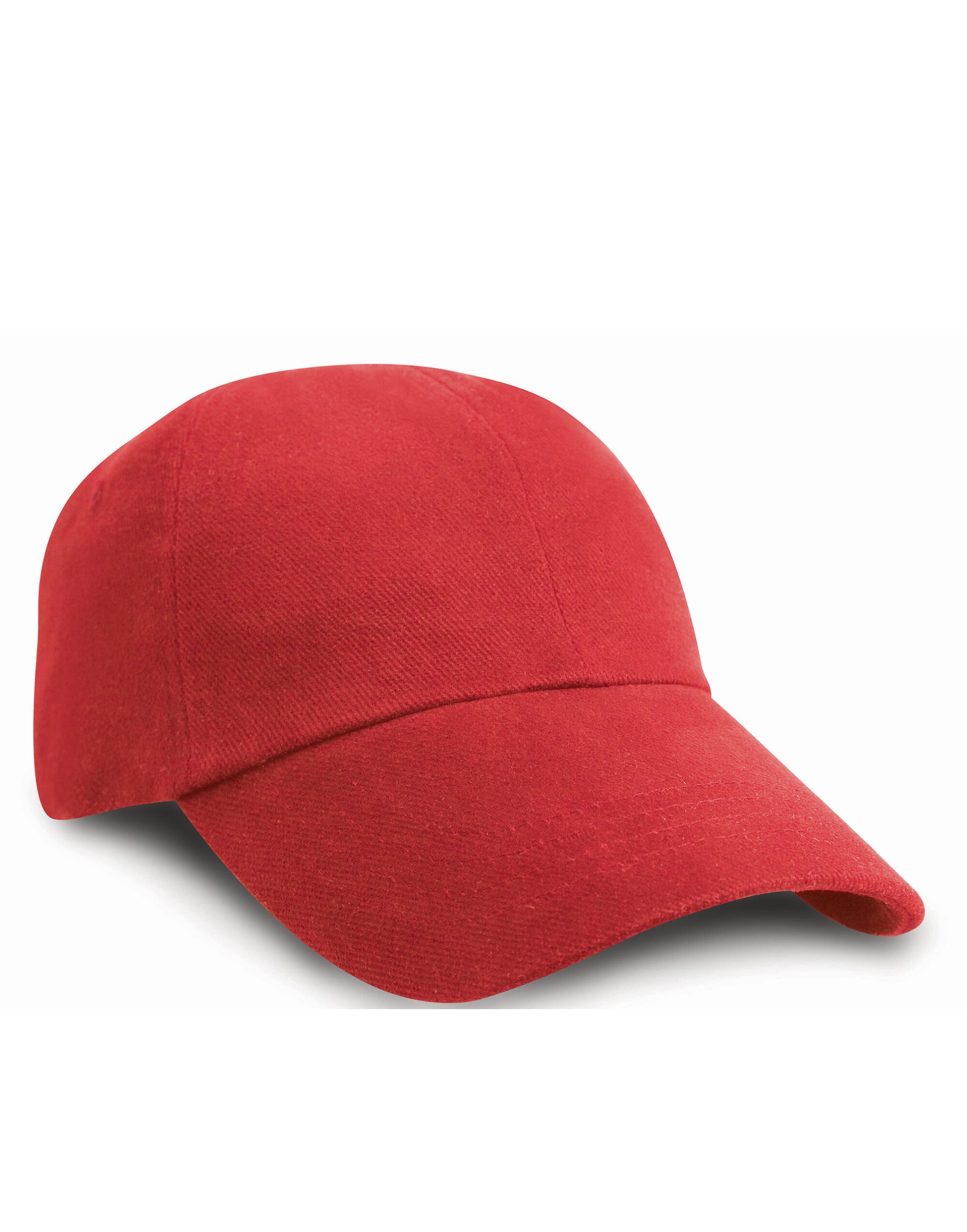 Low Profile Brushed Cotton Cap - Red