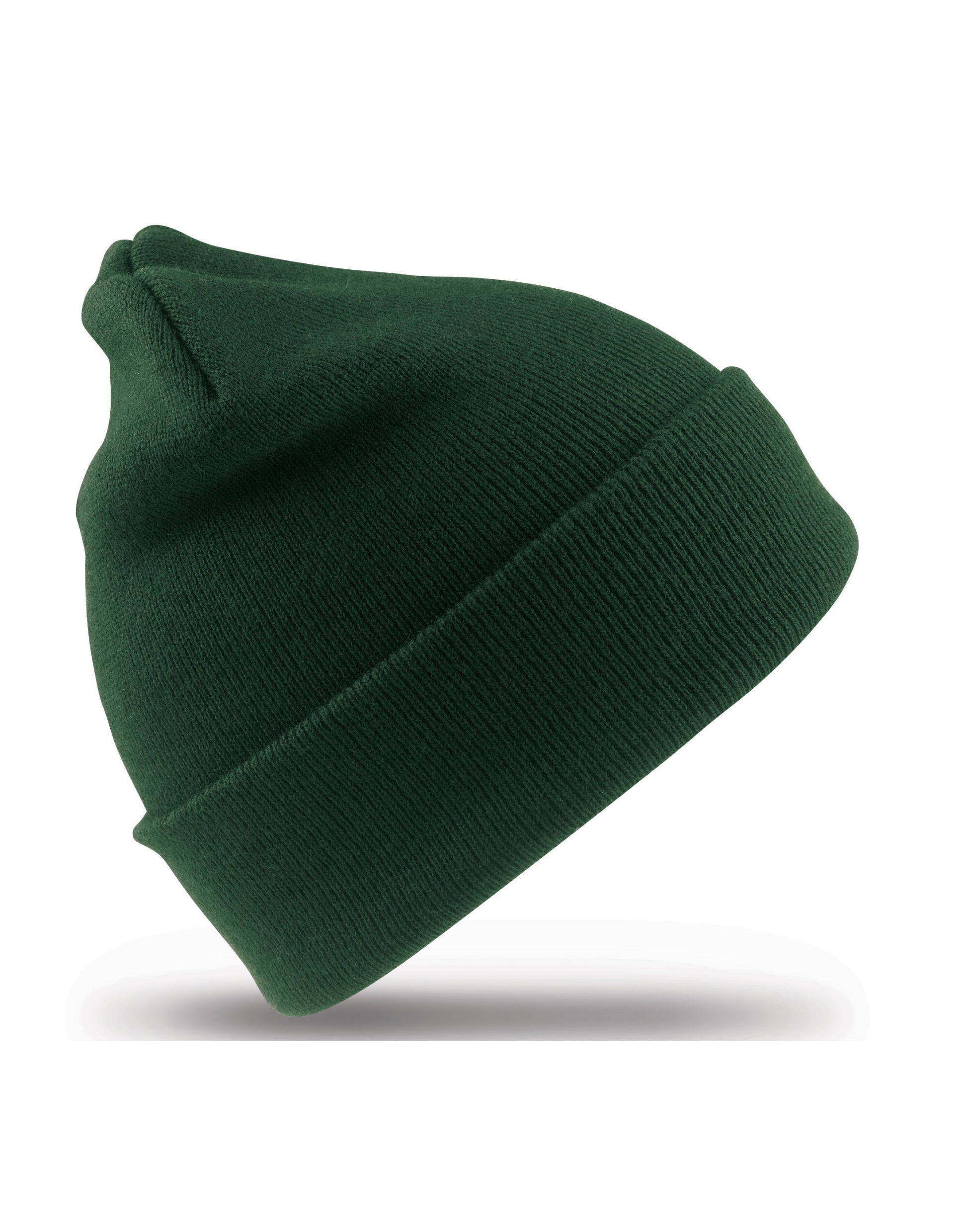 Woolly Ski Hat - Bottle Green