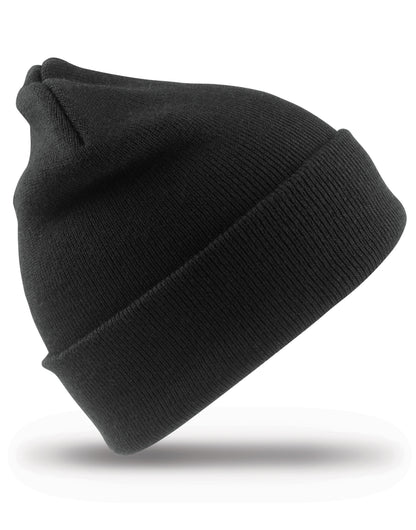 Woolly Ski Hat - Black