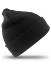 Junior Woolly Ski Hat - Black