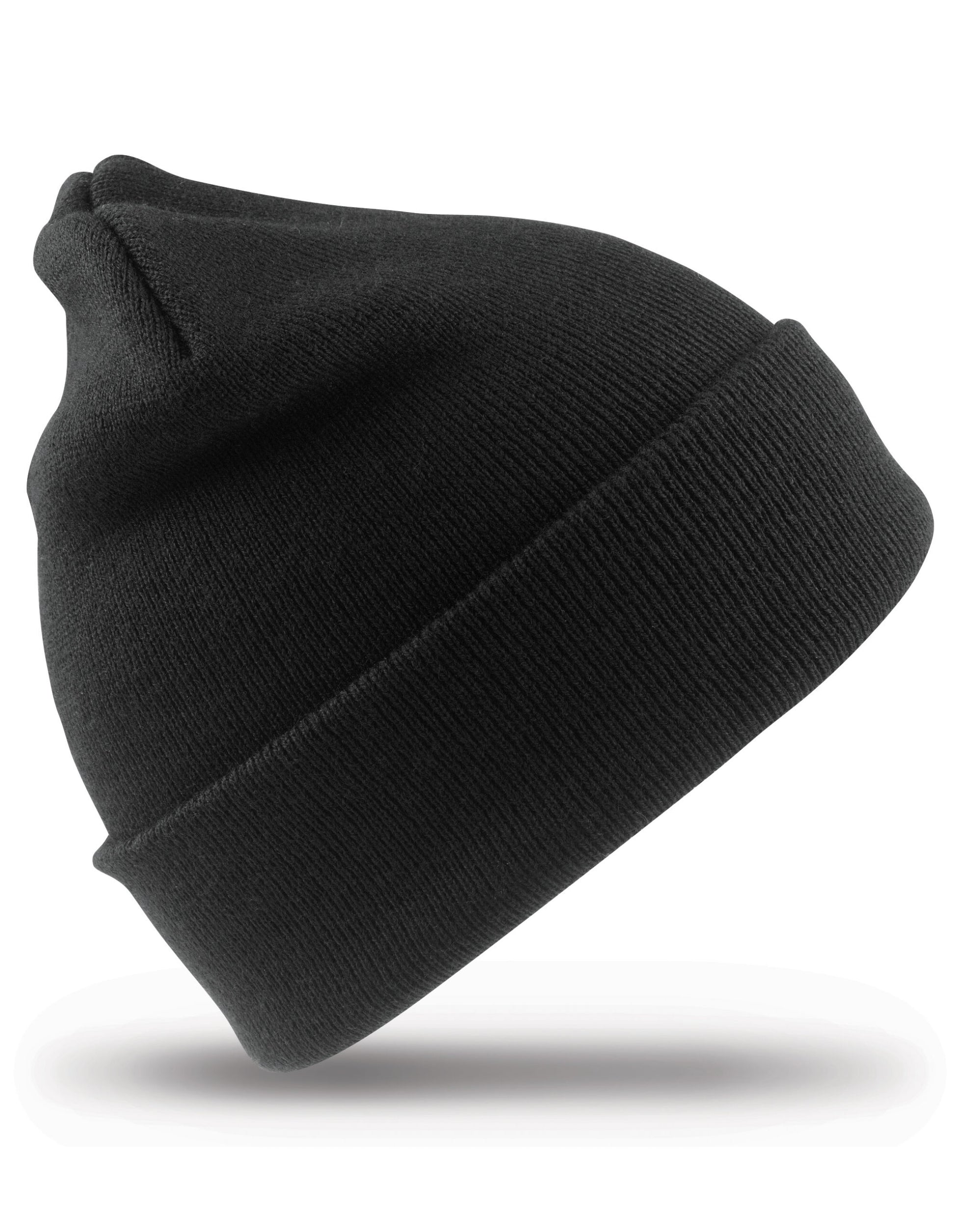 Junior Woolly Ski Hat - Black