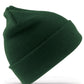 Junior Woolly Ski Hat - Bottle Green