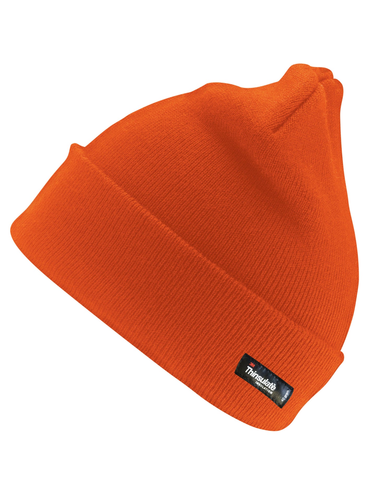 Woolly Ski Hat with 3M™ Thinsulate™ Insulation - Hi Vis Orange