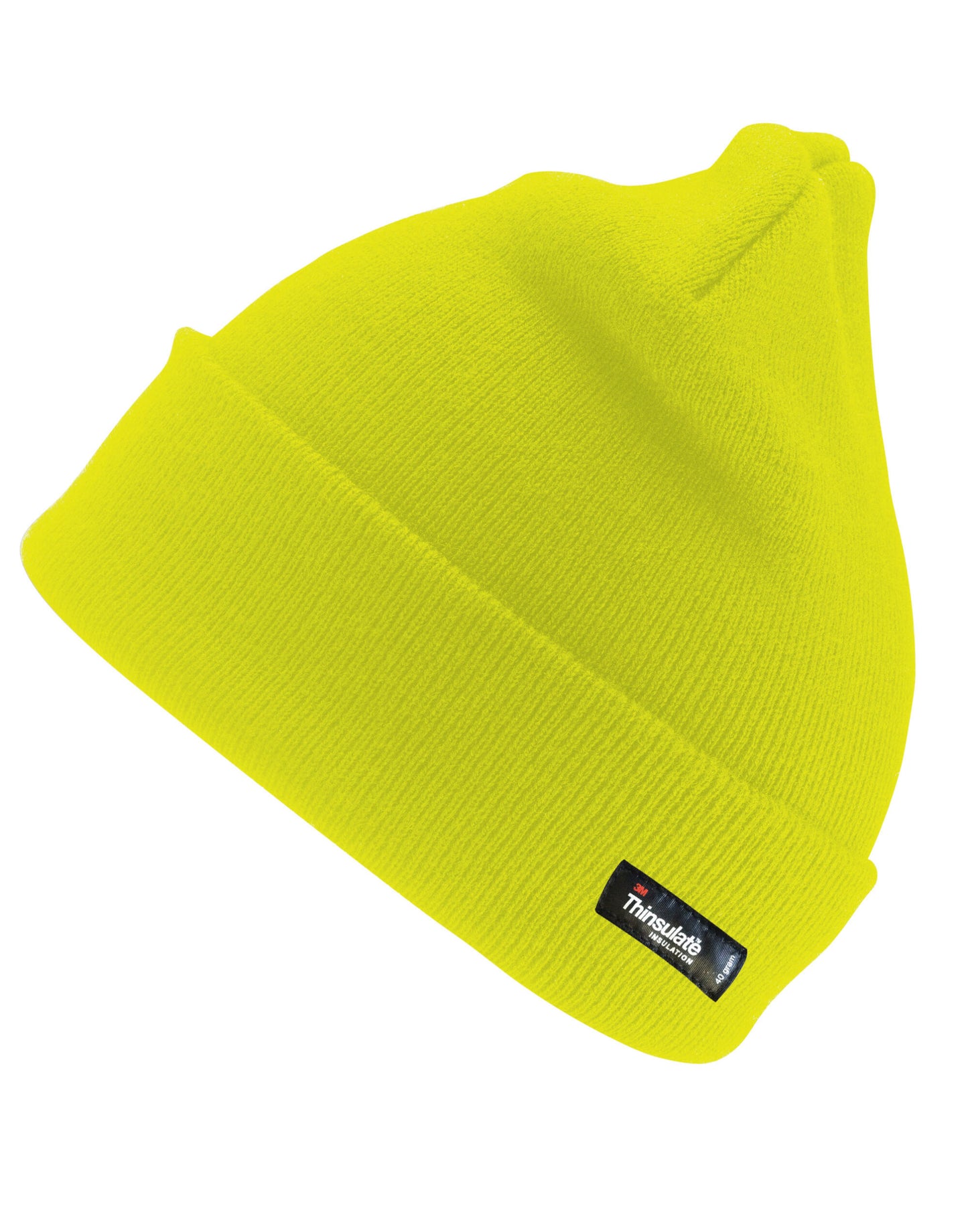 Woolly Ski Hat with 3M™ Thinsulate™ Insulation - Hi-Vis Yellow