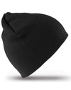 Soft Feel Cuffless Beanie - Black