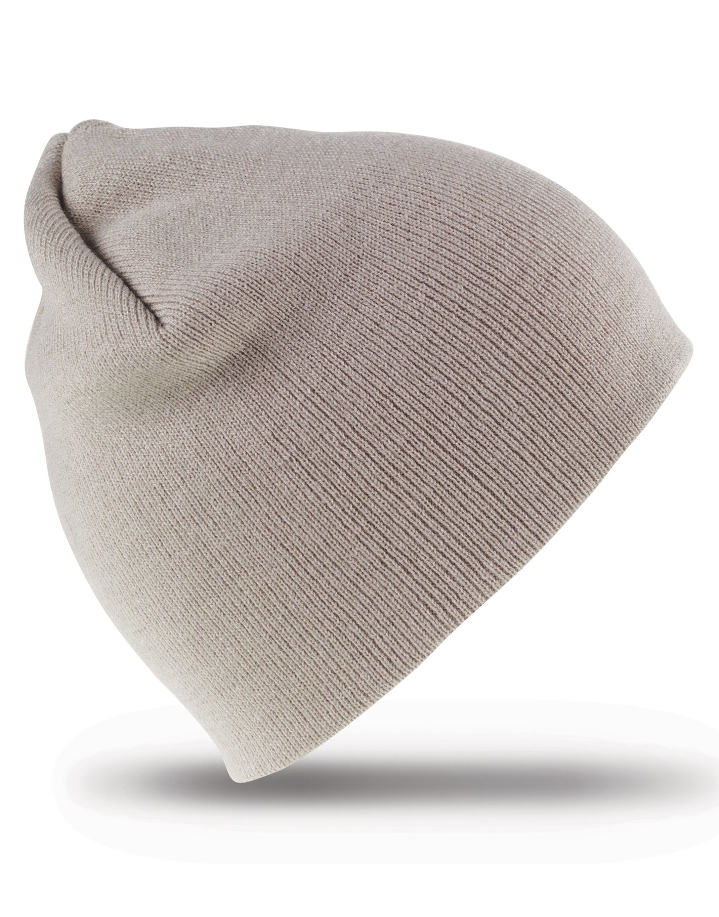 Soft Feel Cuffless Beanie - Stone