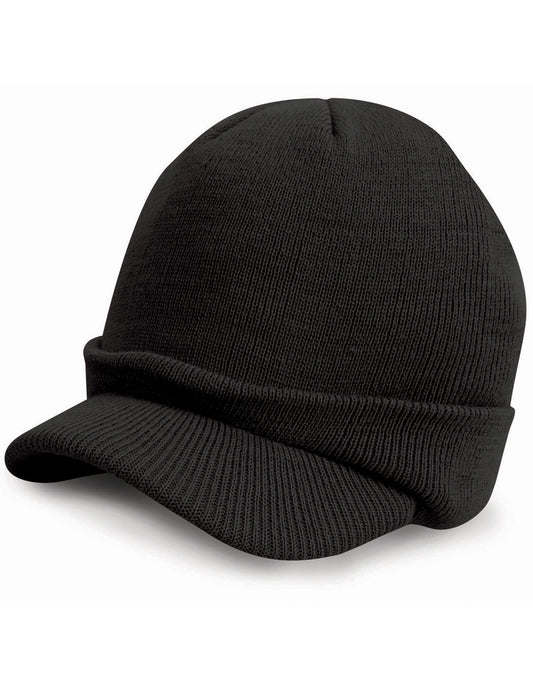 Esco Army Knitted Hat - Black
