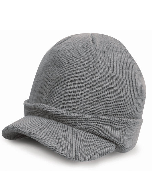 Esco Army Knitted Hat - Cool Grey