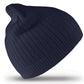 Double Knit Cotton Beanie Hat - Navy