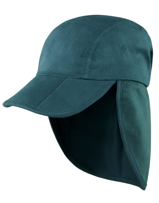 Fold Up Legionnaire Hat - Bottle Green