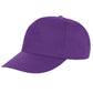 Houston 5-Panel Printers Cap - Purple