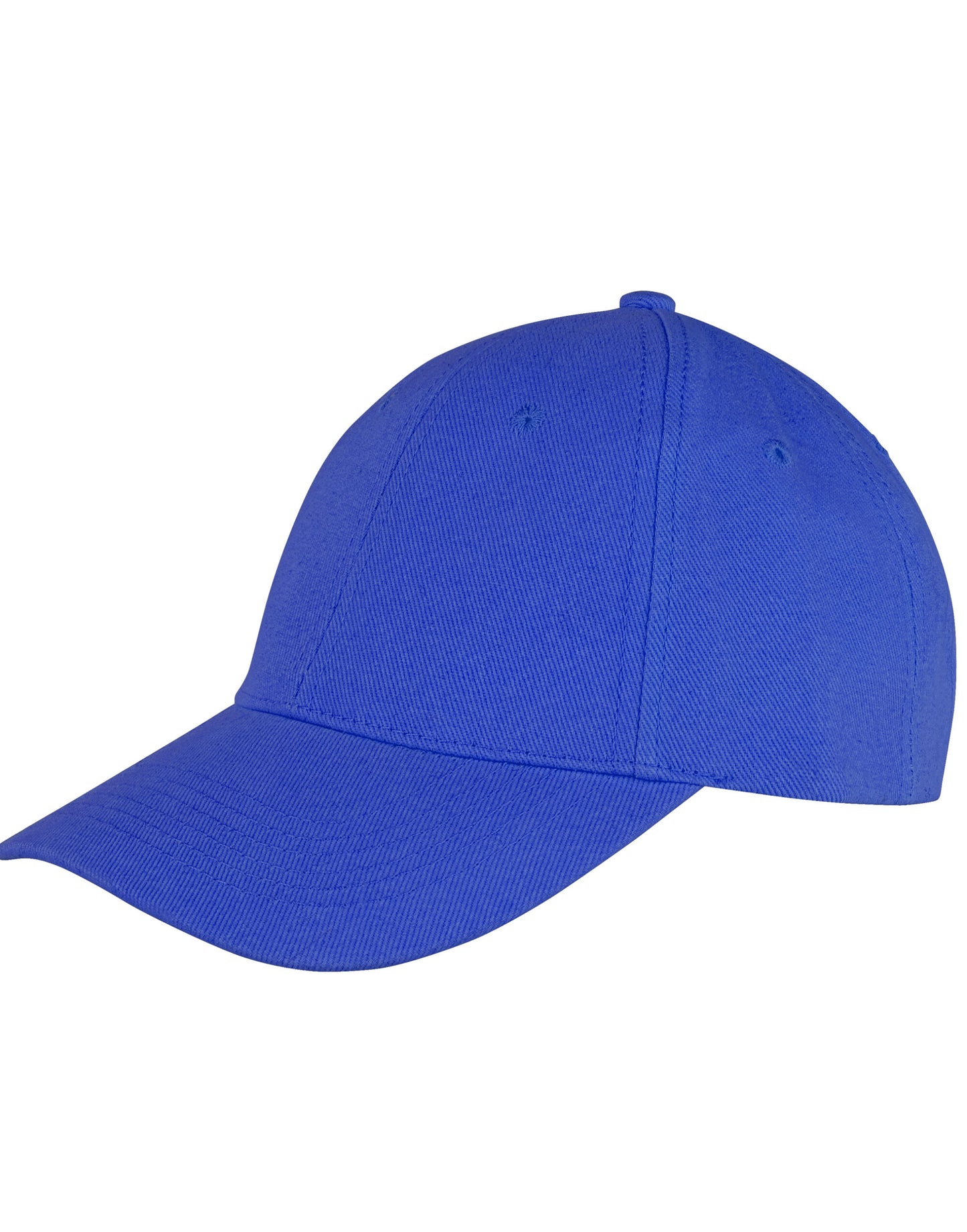 Memphis 6 Panel Brushed Cotton Low Profile Cap - Azure Blue