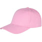 Memphis 6 Panel Brushed Cotton Low Profile Cap - Pink