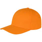 Memphis 6 Panel Brushed Cotton Low Profile Cap - Orange