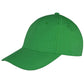 Memphis 6 Panel Brushed Cotton Low Profile Cap - Emerald