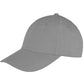 Memphis 6 Panel Brushed Cotton Low Profile Cap - Dove Grey