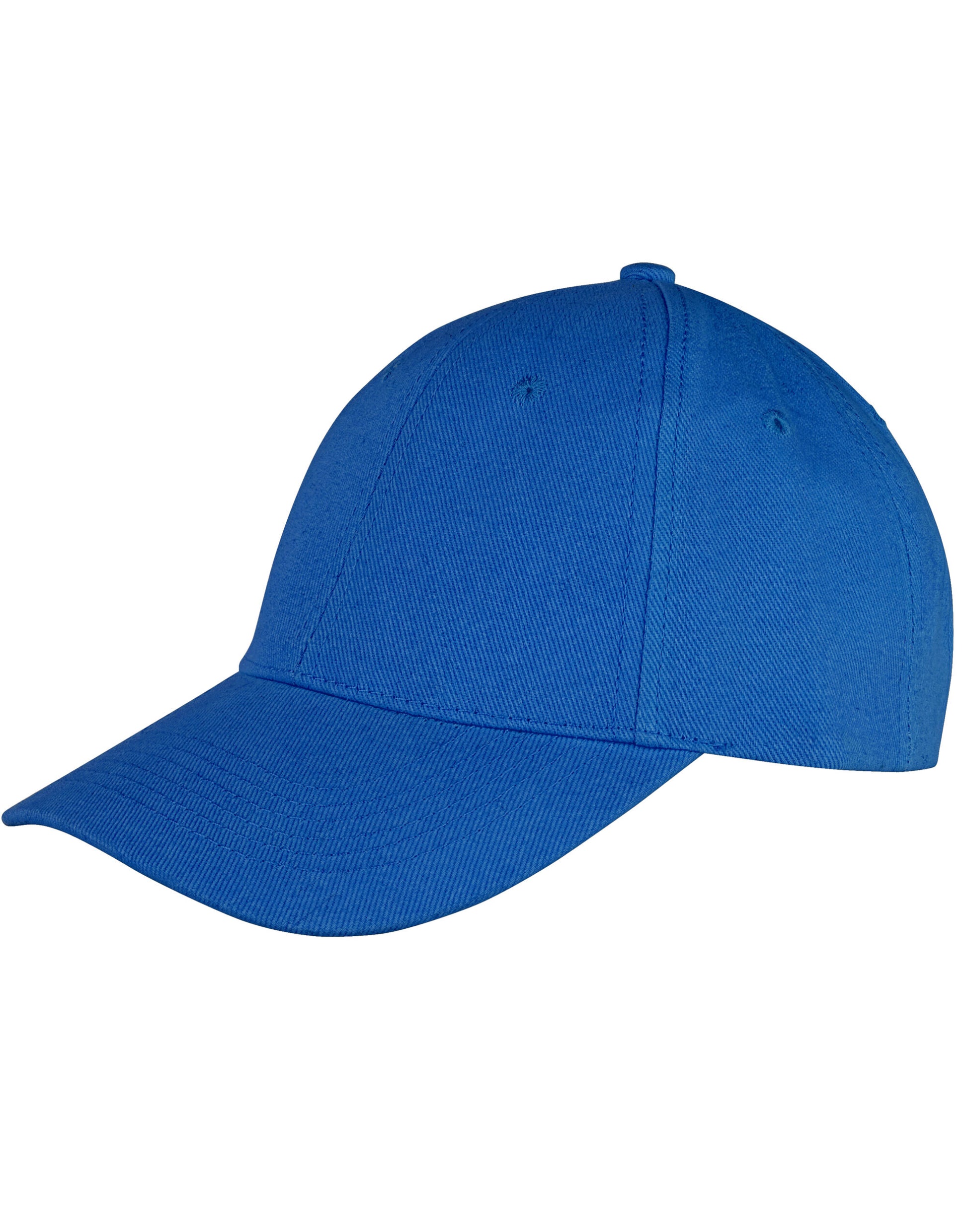 Memphis 6 Panel Brushed Cotton Low Profile Cap - Royal Blue