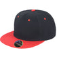 Bronx Original Flat Peak Snap Back Dual Colour Cap - Black/Red