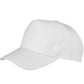 Boston 5-Panel Printers Cap - White
