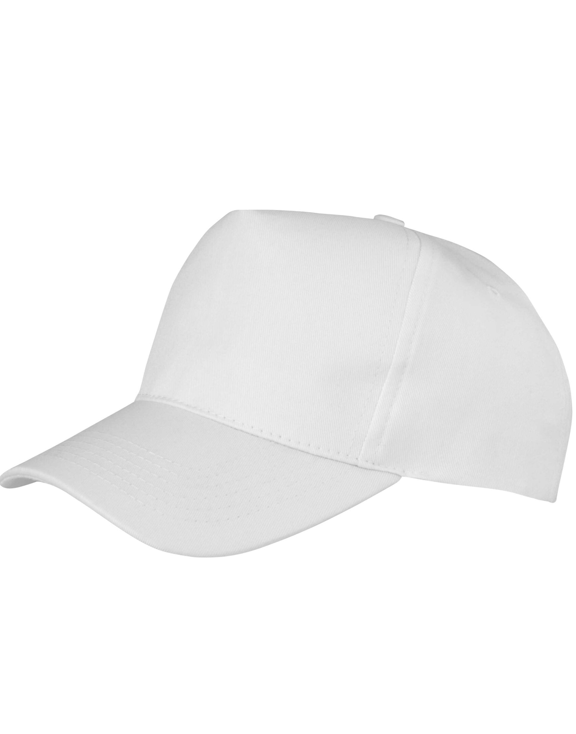 Boston 5-Panel Printers Cap - White
