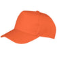 Boston 5-Panel Printers Cap - Orange